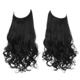 thumbnail image 3 of SNNROO Invisible Wire Hair Extensions Synthetic 18 Inch Adjustable Size Secret Headband Hairpieces for Women Dirty Blonde, 3 of 6