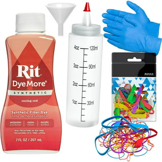 Synthetic Rit Dye More Liquid Fabric Dye – Wide Selection of Colors – 7  Ounces - Racing Red
