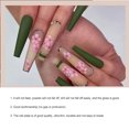 thumbnail image 4 of Artificial Nails Colorful Nail Wearable Fashion Adjustable Fingernails Manicure Accessories for Girl Wedding Commute, 4 of 6