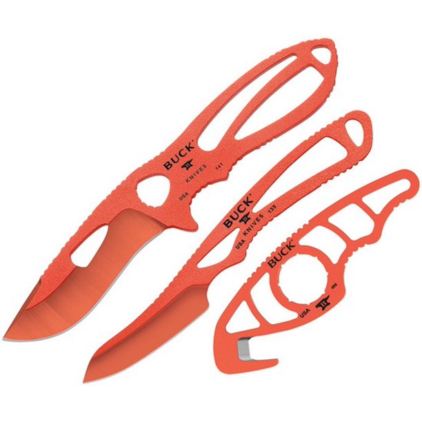 Buck Knives 141ORSVP1 PakLite Field Master Knife Kit Nylon Sheath