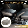 thumbnail image 2 of Cubierta de consola central Unique Bargains para Honda Ridgeline 2006-2014 de cuero de microfibra con gris, 2 of 6
