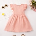 thumbnail image 5 of MEZZALL Girls Summer Dress French Style Sleeveless Smocked Waist Tiered Ruffle Toddler Kids O-Neck Holiday Parties Sundress, 5 of 9