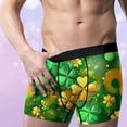 thumbnail image 4 of Men's Underpants Polyester Solid Boxers Print Leggings 1Pc, 4 of 9