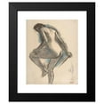 thumbnail image 2 of Edgar Degas 12x14 Black Modern Framed Museum Art Print Titled - Bather Sponging Her Knee (ca. 1883-84), 2 of 5