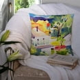 thumbnail image 3 of Carolines Treasures 6131PW1414 Houses Decorative   Canvas Fabric Pillow 14Hx14W multicolor, 3 of 4