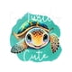 thumbnail image 2 of Girls' Cotton T-shirt with Cute Turtle Pattern Print and Letter Print for Comfortable and Casual Round Neck Short Sleeves, 2 of 7