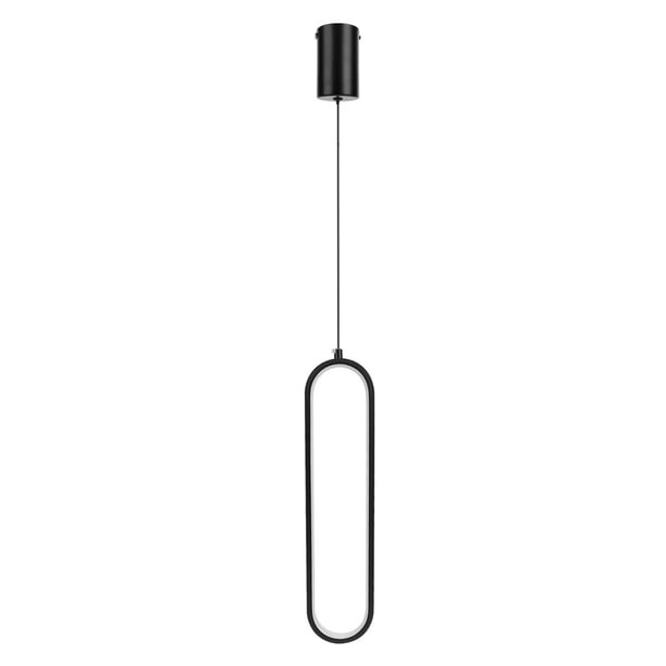 Lámpara LED Minimalista Moderna JShteea Luz Cálida Negra