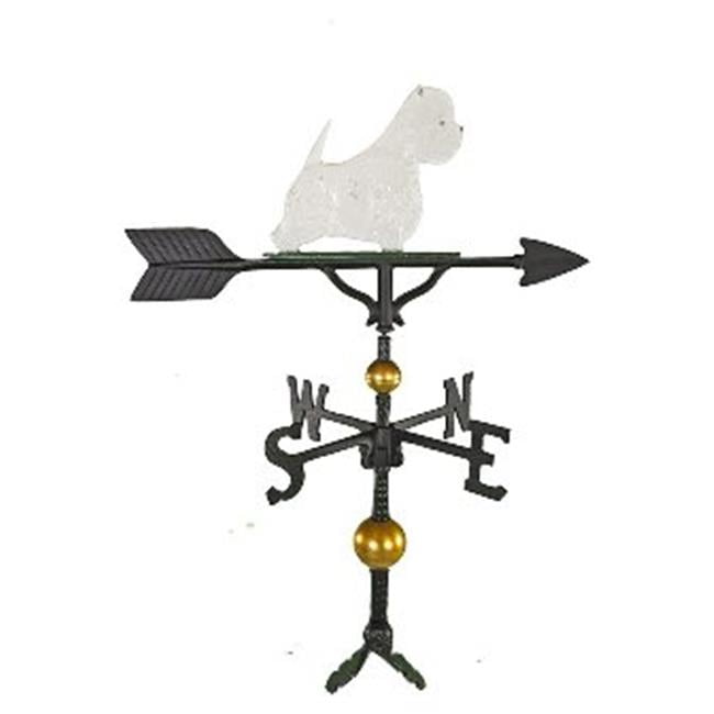 Montague Metal Products 32-Inch Deluxe Weathervane with Swedish Iron Elk Ornament 