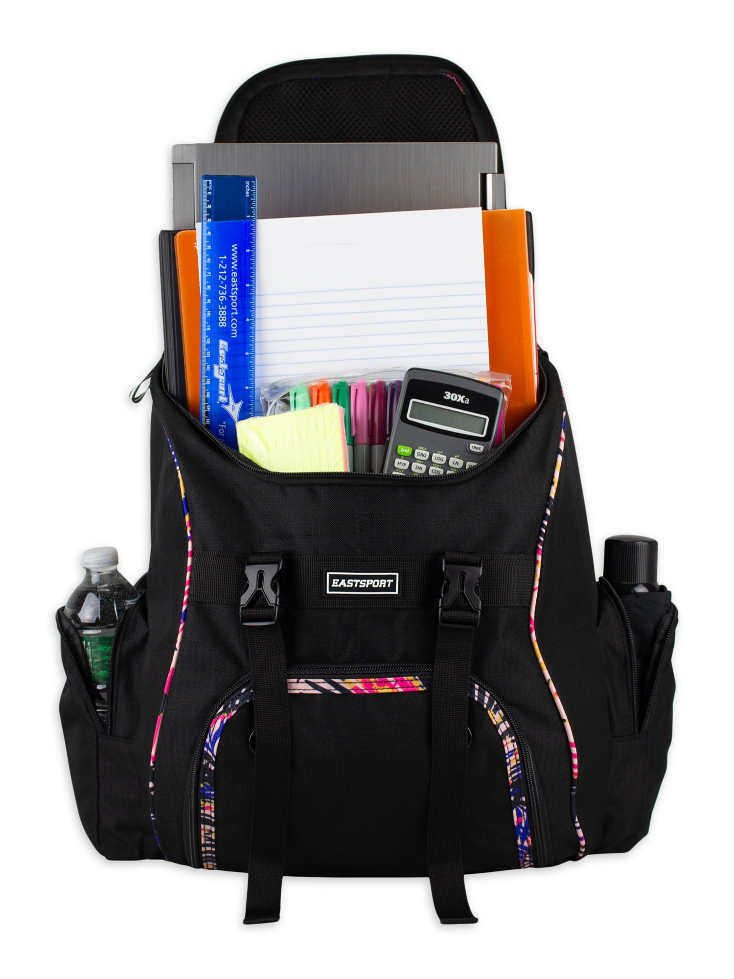 Eastsport Unisex Supersport Backpack, Palm Print Trim
