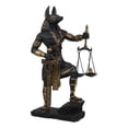thumbnail image 3 of Ebros God Anubis with Scales of Justice Statue Figurine 10" Tall (Black & Gold), 3 of 10
