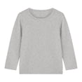 thumbnail image 4 of yillto Girls Thermal Tops Long Sleeve Undershirts Basic Soft Layered Crewneck Pullover Tshirts Tees, 4 of 7