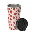 thumbnail image 2 of Fuzoiu Strawberries Print Stainless Steel Travel Mug,Vacuum Insulated Coffee Travel Mug,Reusable Coffee Cup for Hot and Cold, 2 of 8