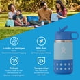 thumbnail image 2 of Hydro Flask - Tapa con pajita de boca ancha para niños, 13 onzas, y bota Paradise, 2 of 5