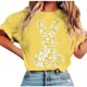 thumbnail image 2 of TaTaai Women Fashion Easter Themed Loose T Shirts Round Neck Short Sleeve Pullover Casual Soft Comfortable Lightweight Daily Holiday Party Outfits Tops Gift, 2 of 5