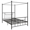 thumbnail image 5 of DHP Manila Metal Canopy Bed, Full, Black, 5 of 18