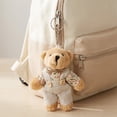 thumbnail image 5 of allydrew Country Floral Plush Stuffed Animal Doll Keychain Bag Charm (Set of 2), Bear Couple, 5 of 6