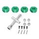 thumbnail image 1 of 4 Uds. Adaptador de cubo de transmisión hexagonal de rueda de 12mm acoplador combinado con tornillos de pasadores piezas de repuesto de coche RC para coche 1/10 RCGreen, 1 of 10