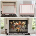 thumbnail image 7 of magnolia Tempered Glass Backsplash For Kitchen Behind Stove,Stove Back Top Cover,Easy to Clean Glass Splashback, Sink Cover Splash Guard,Home Kitchen Wall Decor, 7 of 7
