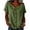 Green, variant on Button Down Shirts for Women Lightweight Soft Crew Neck Roll up Short Sleeve Tops Relaxed Casual Solid Color Curved Hem Blouses XXL