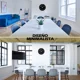 thumbnail image 3 of Reloj de pared grande modernos antiguo pared pilas decorativo 3d cocina elegante sala cuarto numeros en blanco color de la estructura negro reloj moda decoracion de interiores minimalista comerliv 1pz, 3 of 4