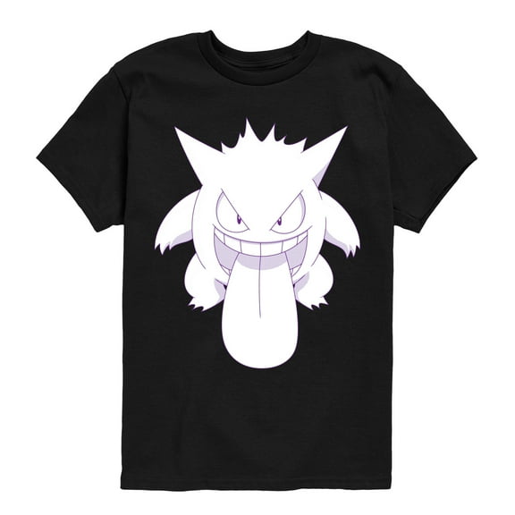 Pokémon - Gengar Tongue - Youth Short Sleeve Graphic T-Shirt