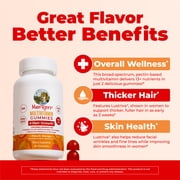MaryRuths Multivitamin Gummies + Hair Growth Gummies, Hair and Skin Support, Ages 18+, Peach Mango, Gluten-Free, Vegan, 60 Count