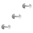 thumbnail image 1 of Scienceny 58 Roscas de 55 grados Roscas métricas de 60 grados Medidor de calibre Pulgadas Juego de herramientas de medición de paso de tornillo Type1 Scienceny CBP591587, 1 of 6