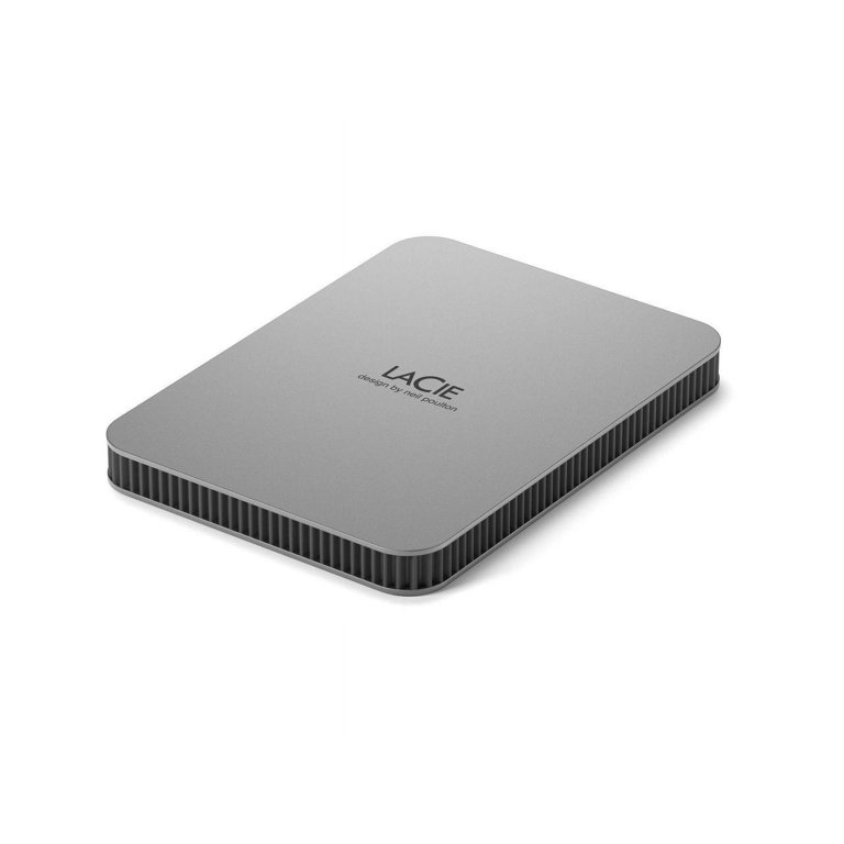 LaCie 5TB USB-C Portable Hard Drive Moon Silver, Mobile LaCie 5TB USB-C Portable Hard Drive Moon Silver, Mobile