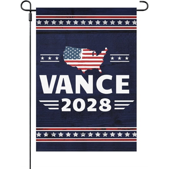 Vance 2028 House Flags One Size Hilarious Small Garden Flag Double Sided For Porch Small Garden Flag