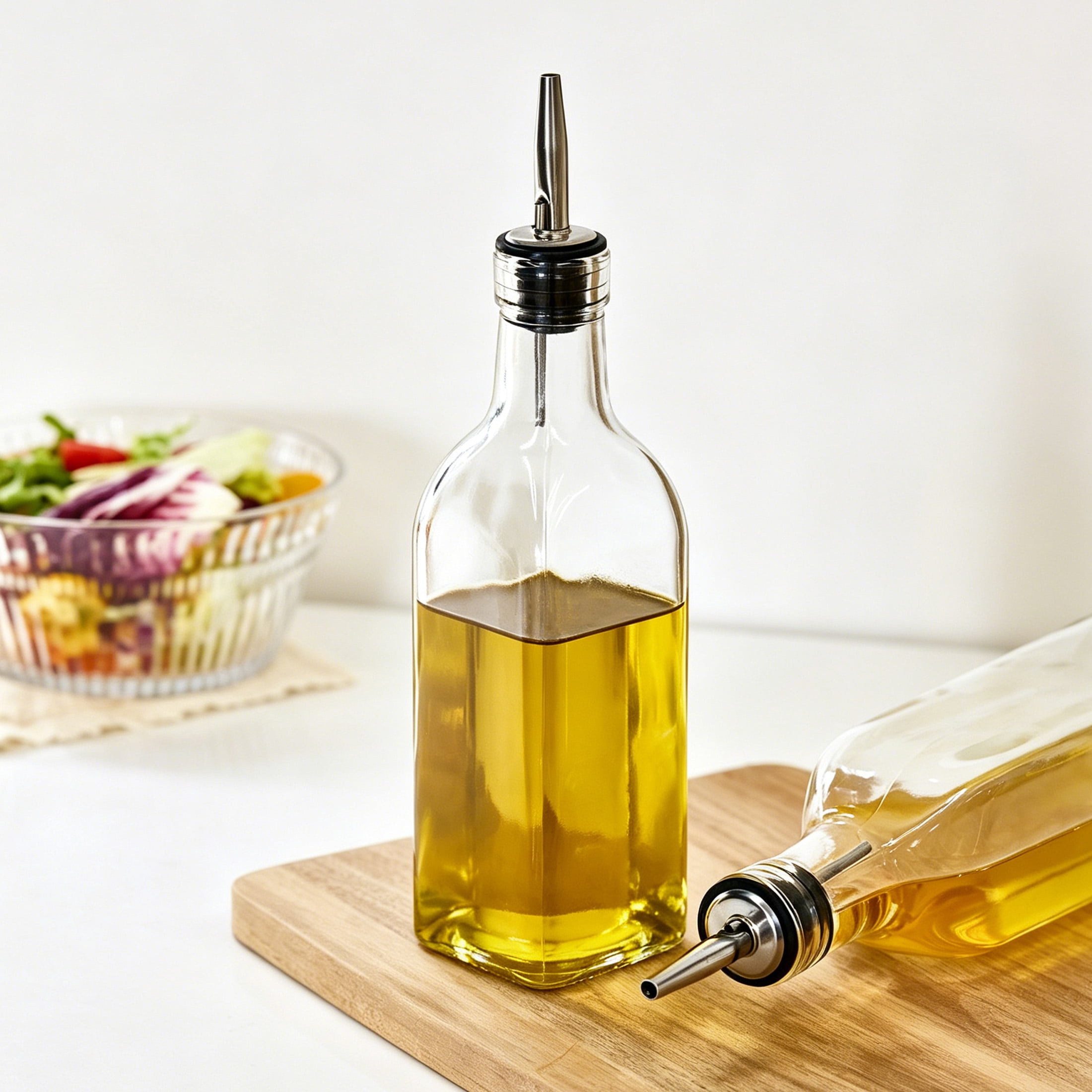 Mainstays 12OZ Olive Oil Dispenser with Stainless Steel Spout
