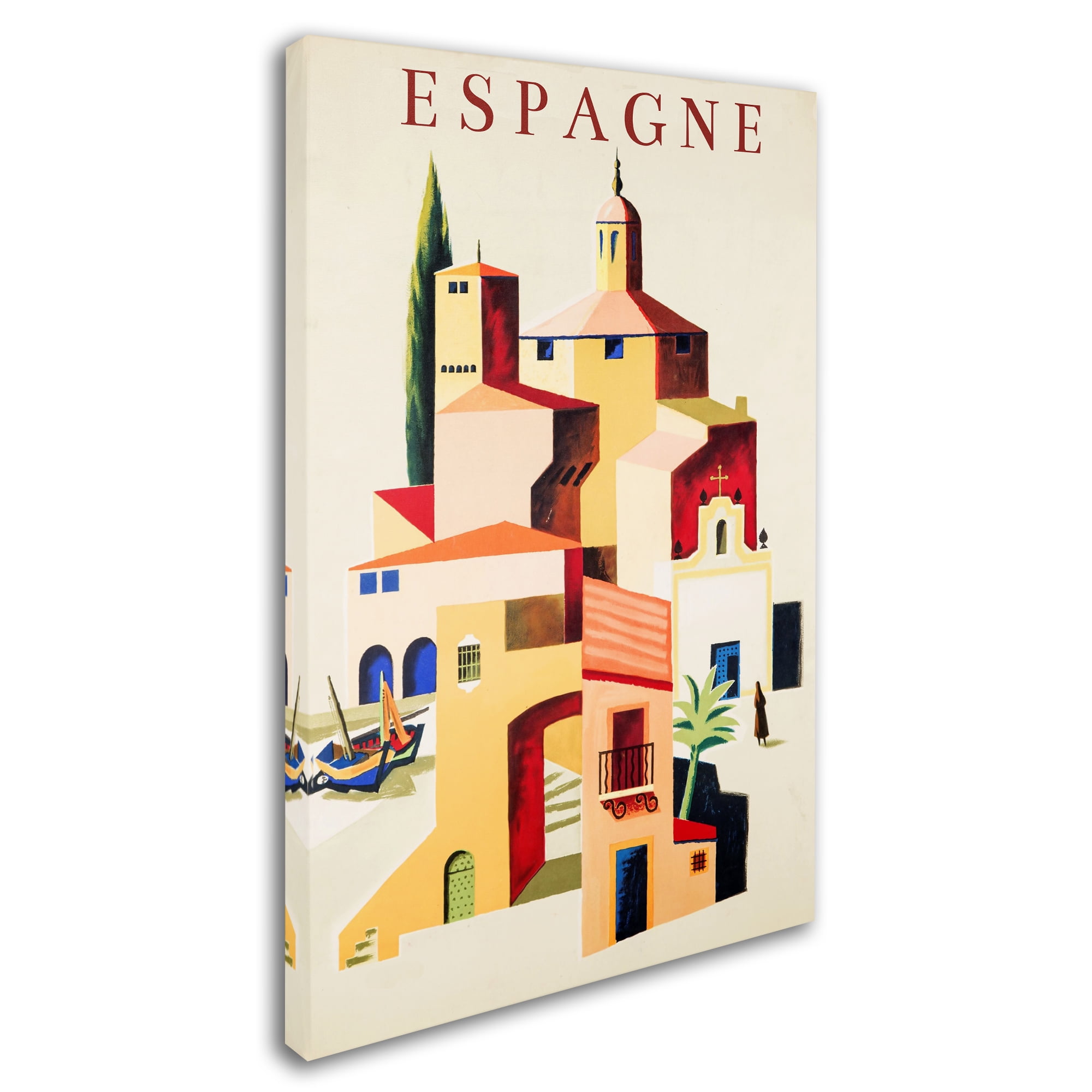 Trademark Fine Art 'Travel Espagne' Canvas Art by Vintage Apple Collection