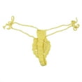 thumbnail image 3 of Women's Retro Woven Hollow Beach Shorts - Solid Color Flower Bud Swimming Trunks, 3 of 4