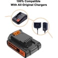 thumbnail image 5 of 20 Volt MAX 3.6Ah Compatible with Black and Decker Battery 20 Volt LBXR20 LBX20 LB20 LB2X4020 Compatible with All Black & Decker 20V Cordless Power Tools B&D Lithium ion Battery, 5 of 7