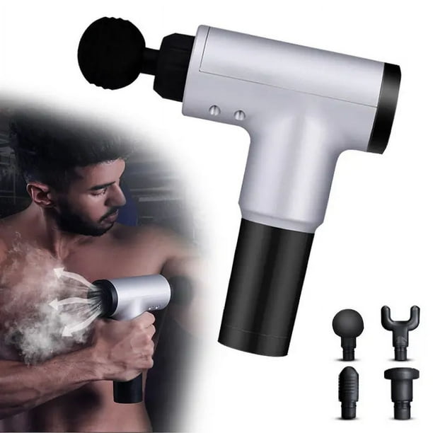 Pistola de masaje muscular, pistola de masaje muscular de percusión de tejido profundo para atletas, terapia de alivio del dolor y relajación, terapia de percusión, masajeador quiropráctico,