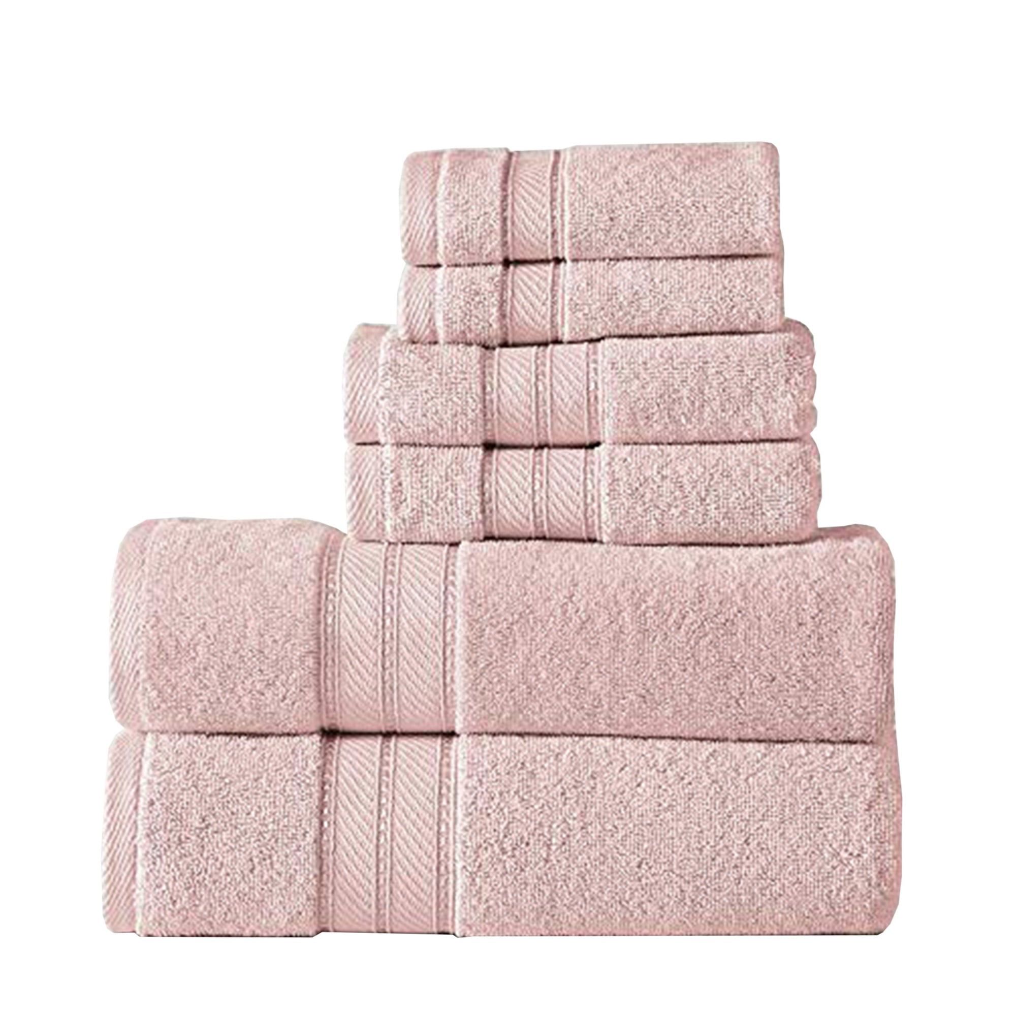 PICK 1pc Elegant rose print face towel pink green or ivory 100% cotton 