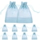 thumbnail image 1 of 10 Uds. Bolsas vacías bolsas con cordón bolsas de joyería bolsas de recuerdo de fiesta bolsas de malla multiusos, 1 of 6