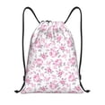 thumbnail image 1 of Fotbe Rose Flowers Bolsa Mochila con Cordón Estampada, Bolsa de Gimnasio Deportiva, Bolsa Cinch, Bolsa con Cordón para Hombres y Mujeres-Small, 1 of 6