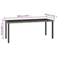 thumbnail image 3 of vidaXL Chaises de Jardin 4 Pcs Rotin Gris, 3 of 4