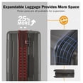 thumbnail image 4 of 2 Piece Luggage Set with Spinner Wheels TSA Lock - Lightweight Expandable Suitcase 20+28 inch with Duffel & Toiletry Bag, 4 of 9