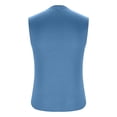 thumbnail image 4 of pstuiky Camisetas sin mangas para hombre, Camisola deportiva informal de cuello redondo y alta elasticidad de color liso para hombre Camisas de hombre xxl, 4 of 6