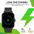 thumbnail image 7 of EIGIIS Smart Watches for Men 1.7 Inch Make Answer Call Sleep Monitor Fitness Tracker Sport Wristwatch for Android IOS, 7 of 7