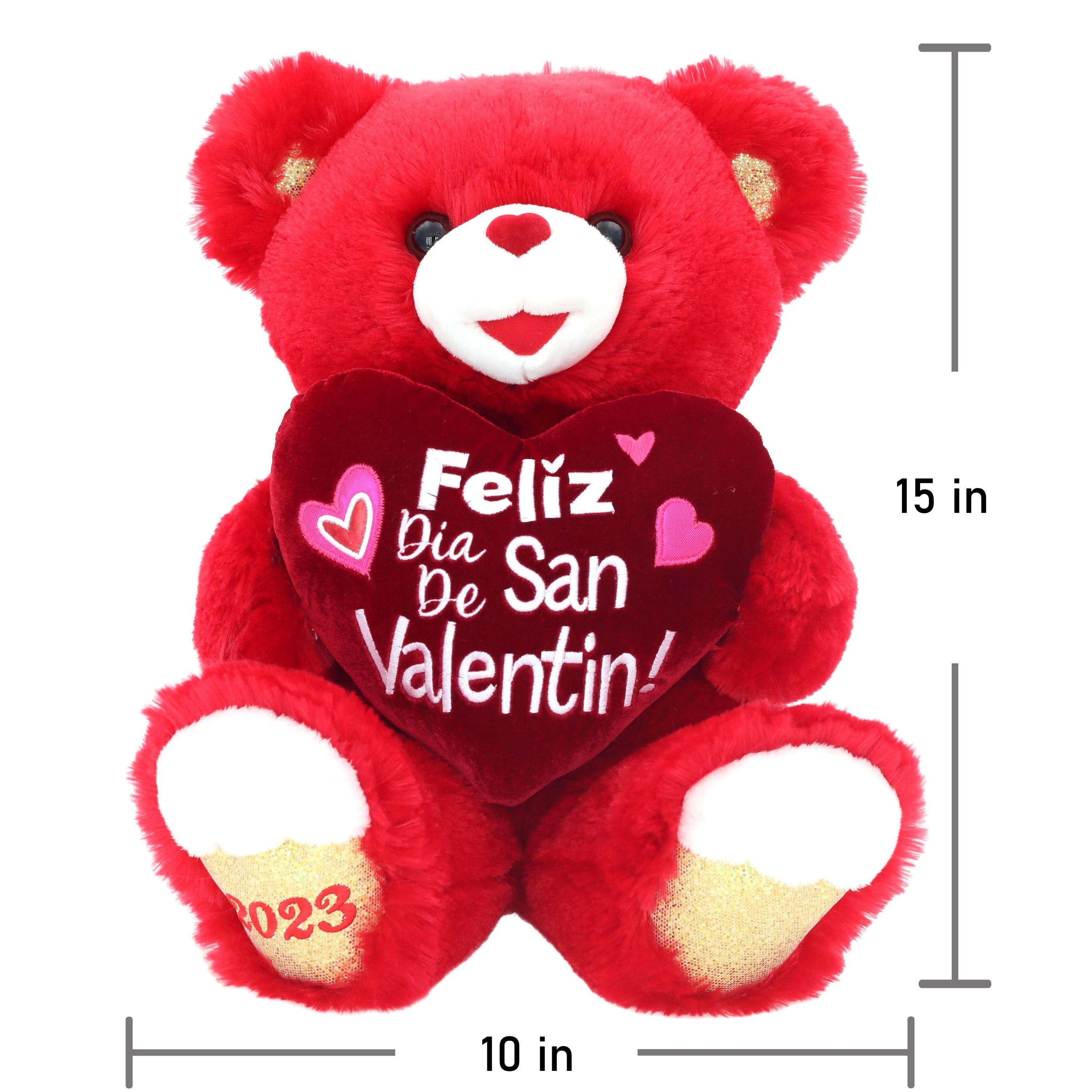 Way to Celebrate! Valentine's Day 15in Sweetheart Teddy Bear 2023, Black 