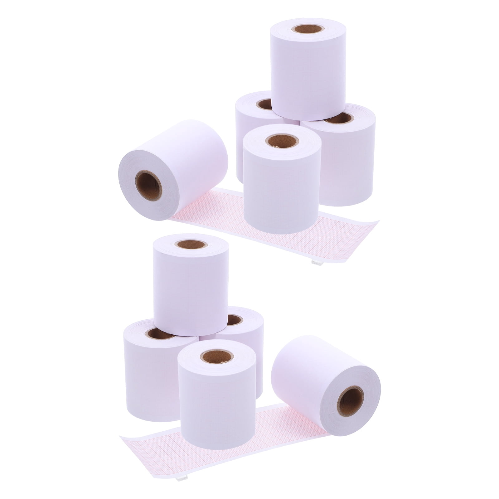10 Rolls EKG Paper: ECG Chart Paper ECG Roll Single Channel - Thermal Chart for Recording High Precision - Electrocardiographs Supplies