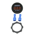 thumbnail image 2 of Sparked Innovations Single Display 12V DC Voltmeter Battery Voltage Monitor (Purple), 2 of 5
