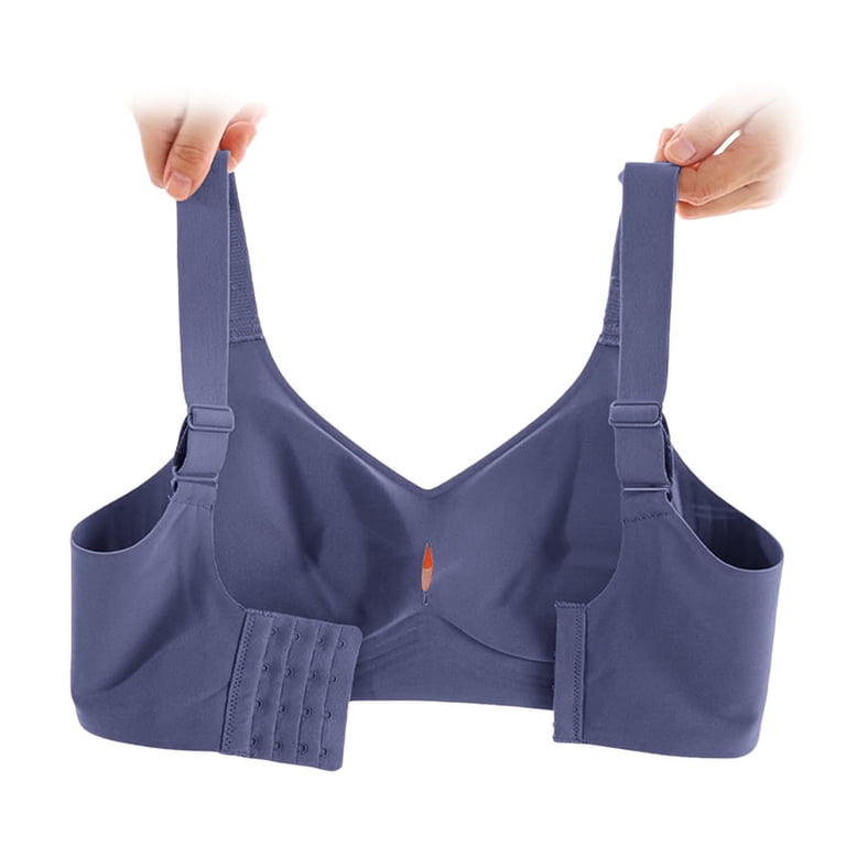Womens Jelly Bra Push Up Wireless Support Full Coverage No Underwire ...