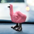 thumbnail image 1 of Decoración De Pato Pequeño Figura de pato linda con dedo medio, adorno de pato de mesa de 7,5 cm, regalo de escritorio creativo, 1 of 6