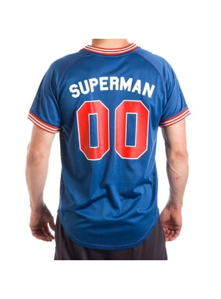 Superman Royal Athletic Mesh Jersey-Men's Large