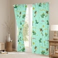 thumbnail image 3 of Homewish Kids Children Cartoon Dinosaur Curtains Pack of 2 (42x84 Each),Jungle Animal Curtains Blackout,Kawaii Wildlife Dino Bedroom Curtains,Breathable Home Decor, 3 of 6