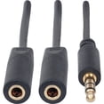 thumbnail image 3 of MANHATTAN - STRATEGIC Stereo 3.5mmM-2F+Volume Controls,12in, Headphone Splitter, 3 of 4