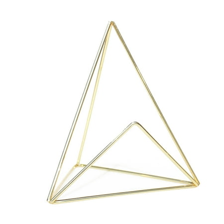 

Thinsont Place Card Holder Geometric Shape Clips Wedding Favors Place Card Holder Table Photo Memo Number Name Clips Base gold 7.5 * 11cm(WxH)